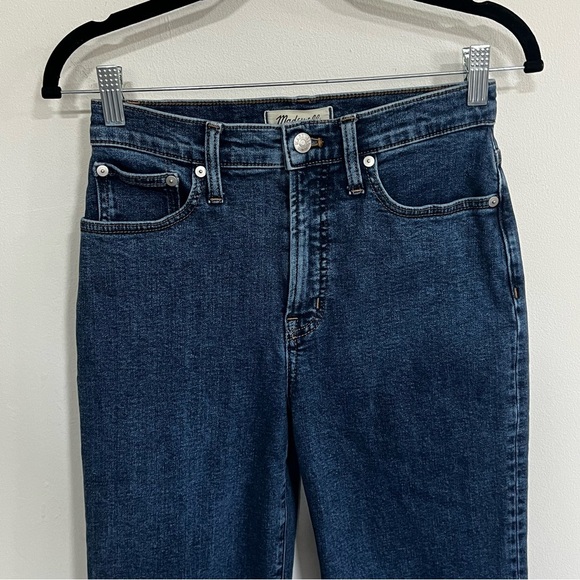 Madewell The Perfect Vintage Straight Jeans Bright Indigo Instacozy Edition - Picture 6 of 15